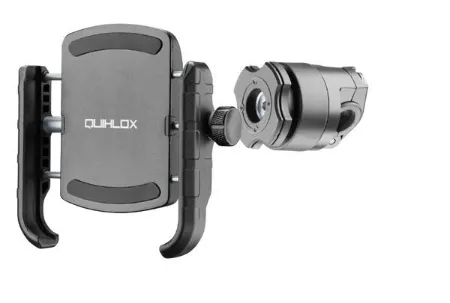 İnterphone Quiklox Crab Pro Anti Titreşim Modüllü Ayna Bağlantılı Telefon Tutucu resmi