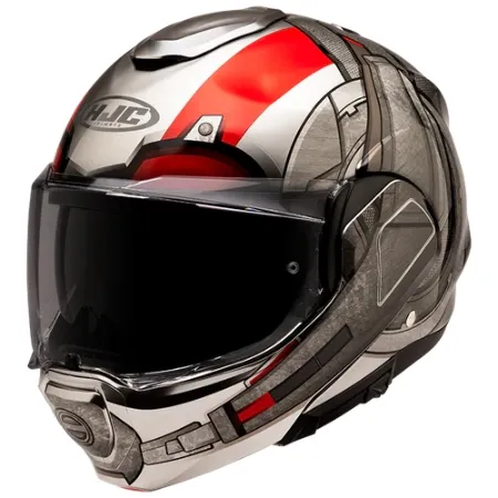 HJC F100 Ant-Man Marvel MC1 Çene Açılır Motosiklet Kaskı resmi