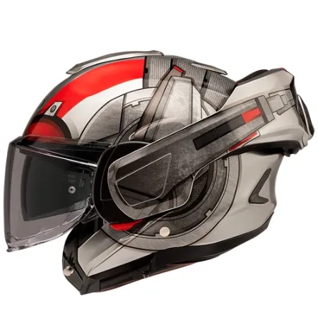 HJC F100 Ant-Man Marvel MC1 Çene Açılır Motosiklet Kaskı resmi