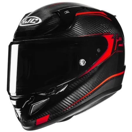 HJC RPHA12 Carbon Keres MC1 Kapalı Motosiklet Kaskı Kırmızı resmi