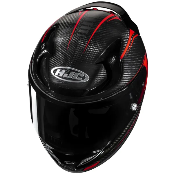 HJC RPHA12 Carbon Keres MC1 Kapalı Motosiklet Kaskı Kırmızı resmi