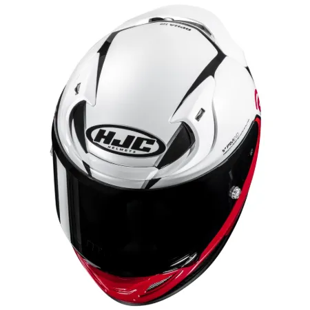 HJC RPHA12 KOS MC1 Kapalı Motosiklet Kaskı Beyaz Kırmızı resmi