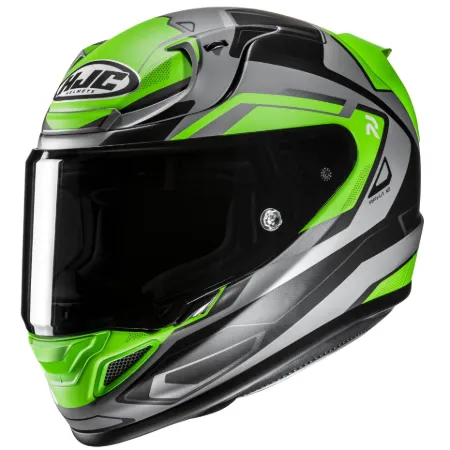 HJC RPHA12 Brels MC4HSF Kapalı Motosiklet Kaskı Gri Yeşil resmi