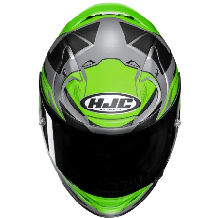 HJC RPHA12 Brels MC4HSF Kapalı Motosiklet Kaskı Gri Yeşil resmi