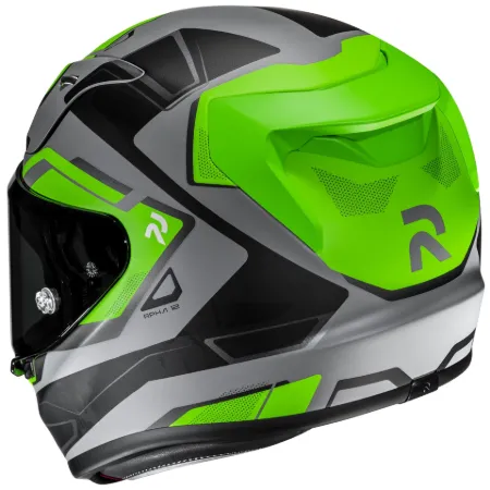 HJC RPHA12 Brels MC4HSF Kapalı Motosiklet Kaskı Gri Yeşil resmi