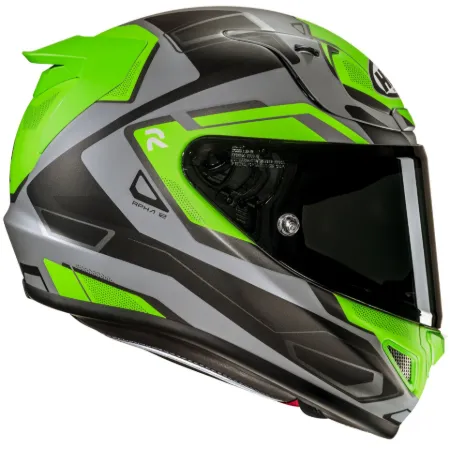 HJC RPHA12 Brels MC4HSF Kapalı Motosiklet Kaskı Gri Yeşil resmi