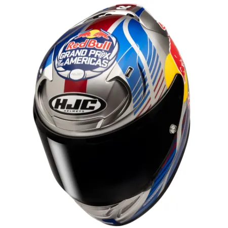 HJC RPHA12 Red Bull Austin GP II MC21 Kapalı Motosiklet Kaskı resmi