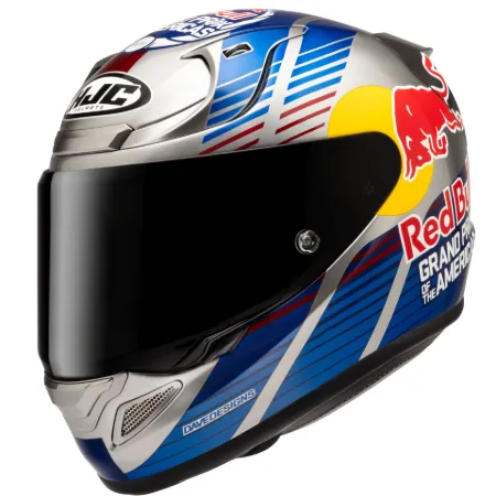 HJC RPHA12 Red Bull Austin GP II MC21 Kapalı Motosiklet Kaskı resmi