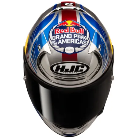 HJC RPHA12 Red Bull Austin GP II MC21 Kapalı Motosiklet Kaskı resmi