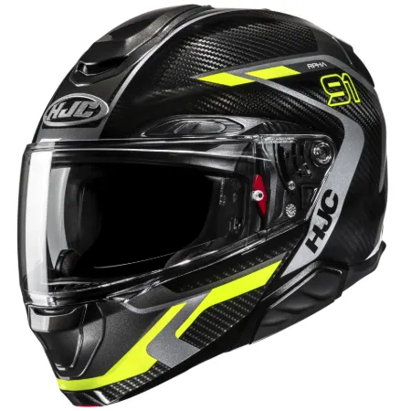 HJC RPHA91 Carbon Lagos MC3H Çene Açılır Motosiklet Kaskı resmi