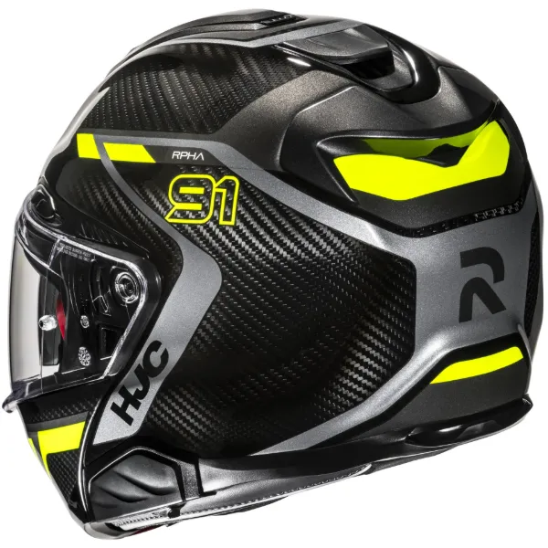 HJC RPHA91 Carbon Lagos MC3H Çene Açılır Motosiklet Kaskı resmi