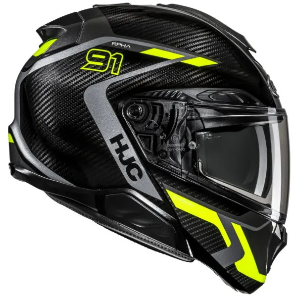 HJC RPHA91 Carbon Lagos MC3H Çene Açılır Motosiklet Kaskı resmi