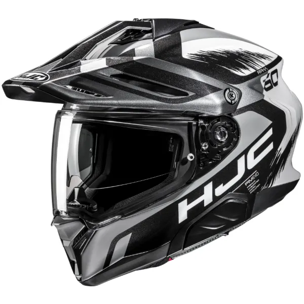 HJC RPHA60  Quid MC5 Kapalı Motosiklet Kaskı Siyah Gri resmi