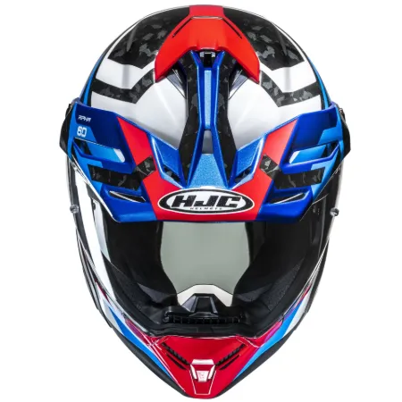 HJC RPHA60 Dakar MC21 Kapalı Motosiklet Kaskı Mavi Kırmızı resmi