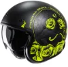 HJC V31 Desto MC3HSF Yarım Motosiklet Kaskı Mat Siyah Neon resmi
