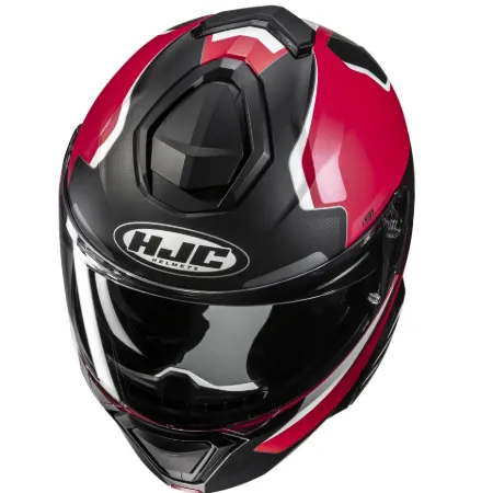 HJC İ91 Felio MC1SF Çene Açılır Motosiklet Kaskı Kırmızı resmi