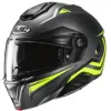 HJC İ91 Tricus MC3HSF Çene Açılır Motosiklet Kaskı Gri Neon Sarı resmi