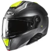 HJC İ91 Arven MC3HSF Çene Açılır Motosiklet Kaskı Gri Neon Sarı resmi