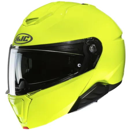 HJC İ91 Çene Açılır Motosiklet Kaskı Neon Sarı resmi