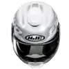 HJC F100 Hetal MC10 Çene Açılır Motosiklet Kaskı Gri Beyaz resmi