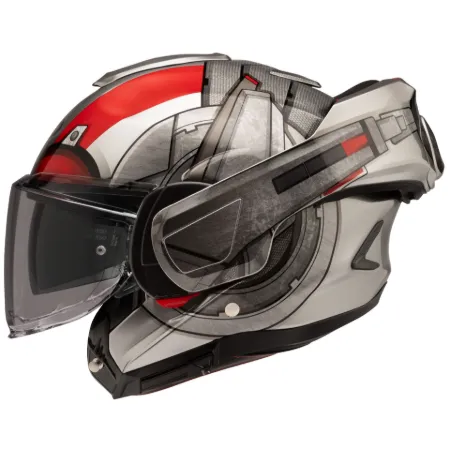 HJC F100 Ant-Man Marvel MC1 Çene Açılır Motosiklet Kaskı resmi