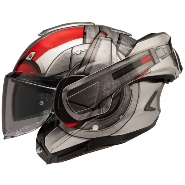 HJC F100 Ant-Man Marvel MC1 Çene Açılır Motosiklet Kaskı resmi