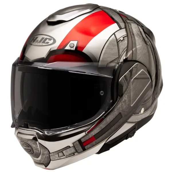 HJC F100 Ant-Man Marvel MC1 Çene Açılır Motosiklet Kaskı resmi