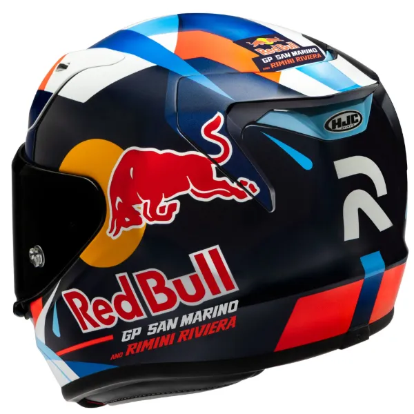 HJC RPHA12 Red Bull Misano 2 MC21 Kapalı Motosiklet Kaskı resmi