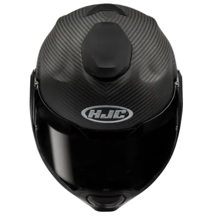 HJC F100 Carbon Çene Açılır Motosiklet Kaskı Mat Siyah resmi