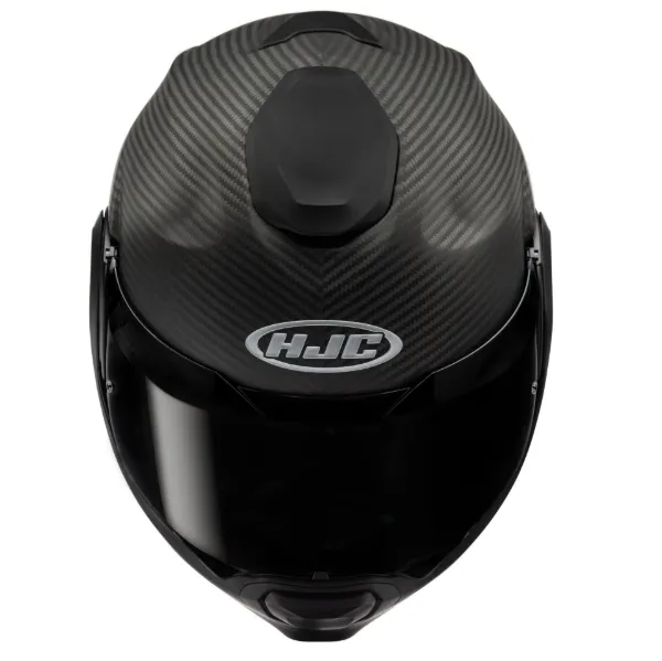 HJC F100 Carbon Çene Açılır Motosiklet Kaskı Mat Siyah resmi