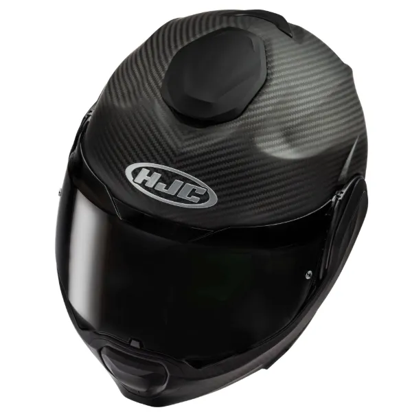 HJC F100 Carbon Çene Açılır Motosiklet Kaskı Mat Siyah resmi
