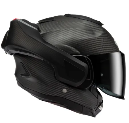 HJC F100 Carbon Çene Açılır Motosiklet Kaskı Mat Siyah resmi