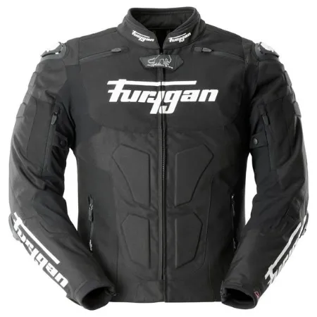 Furygan TX Raptor Motosiklet Ceketi Siyah Beyaz resmi