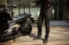 SECA Squadron Motosiklet Kot Pantolonu Siyah resmi