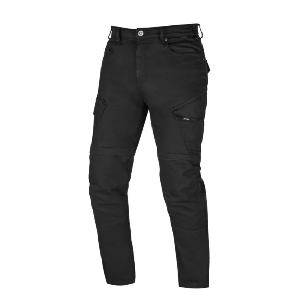 SECA Squadron Motosiklet Kot Pantolonu Siyah resmi